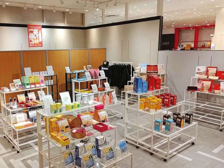 台灣樂天插旗東京丸井百貨，快閃13品牌、50 品項。業者提供