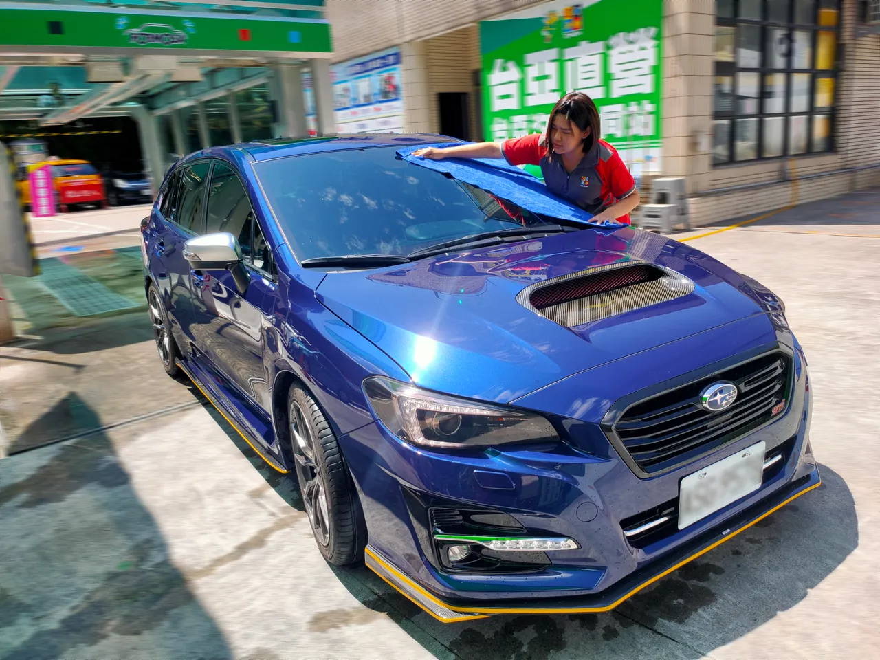 目前擁有110站的台亞加油站，春節洗車方案則自2月9日至2月22日共計14天，春節洗車價格不調整，但停收30元洗車抵用券。圖為台亞加油站。台亞加油站提供