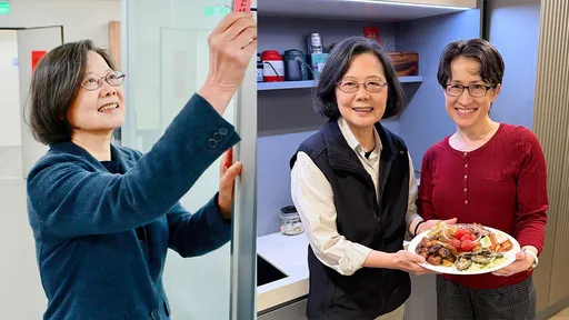 蔡英文邀蕭美琴共進年夜飯　不忘軍警消：謝謝堅守崗位