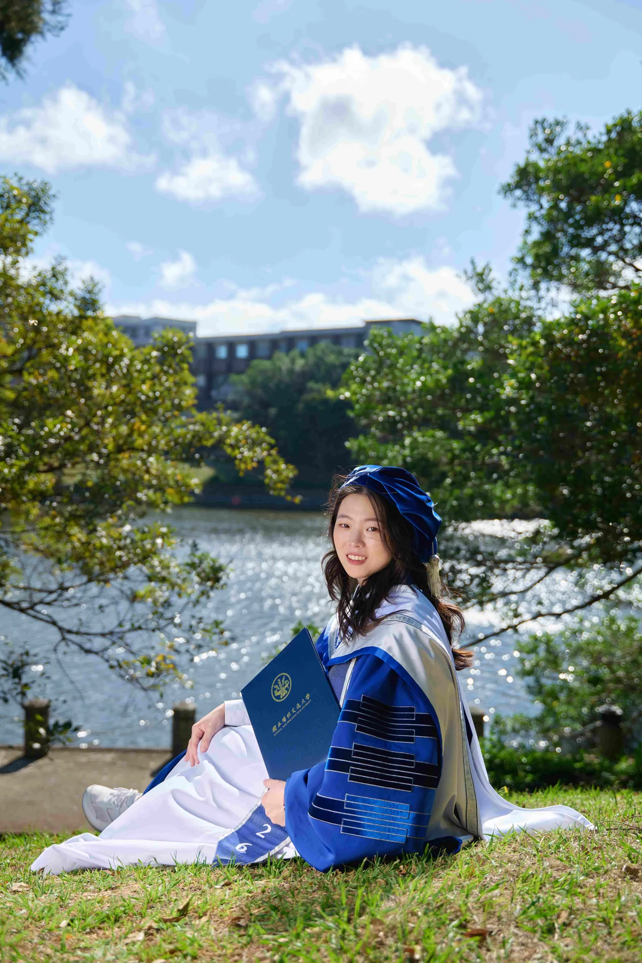 陽明交大在校生化身模特拍攝系列風格大片。品牌提供