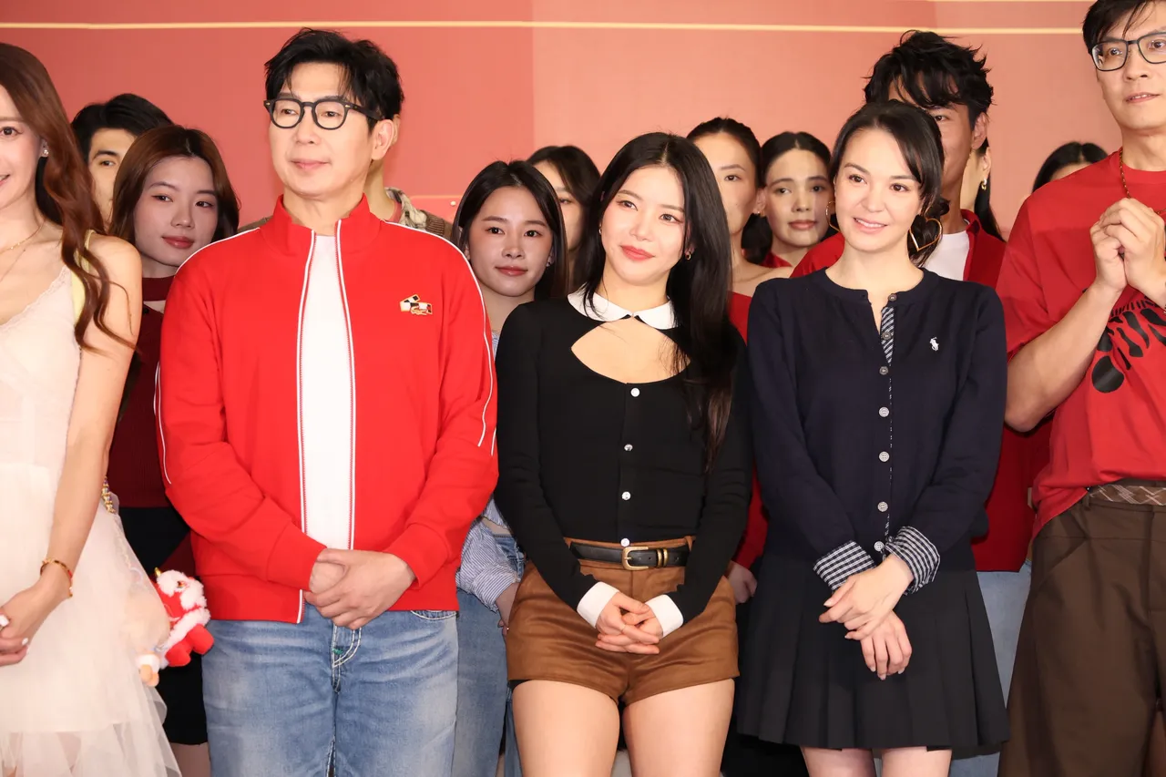 頌樂首度參加開工團拜。莊宗達攝