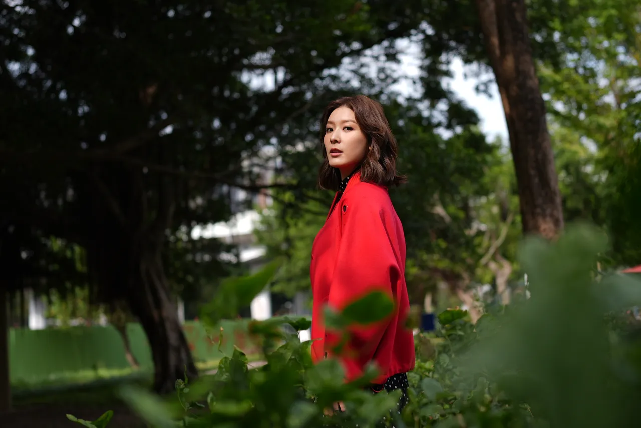 余香凝。攝影中心攝