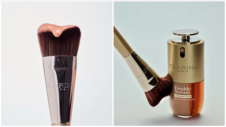 克蘭詩拉提粉底刷，1650元。品牌提供