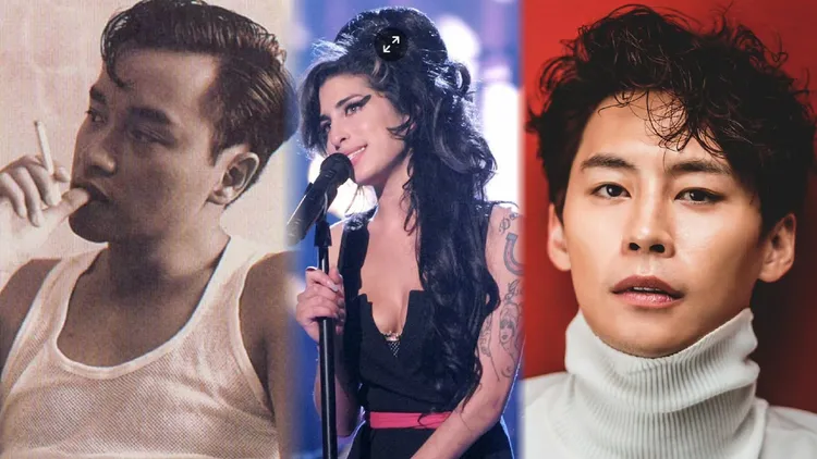 鄭恩宇昨PO出英年早逝的張國榮、艾美懷絲，以及自己的照片。翻攝IG