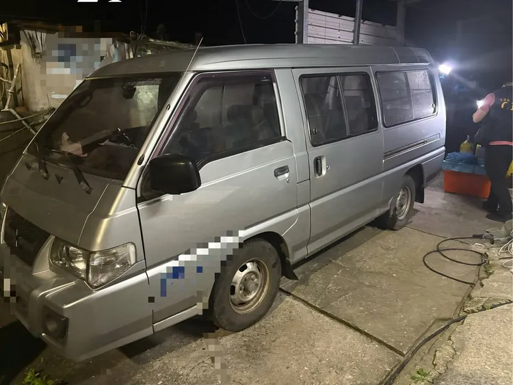 警方透過監視器鎖定吳男駕駛的車輛。翻攝照片