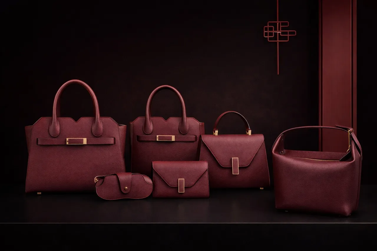 Valextra在年節期間獻上全新「莧紫紅」（Amaranto）系列。品牌提供