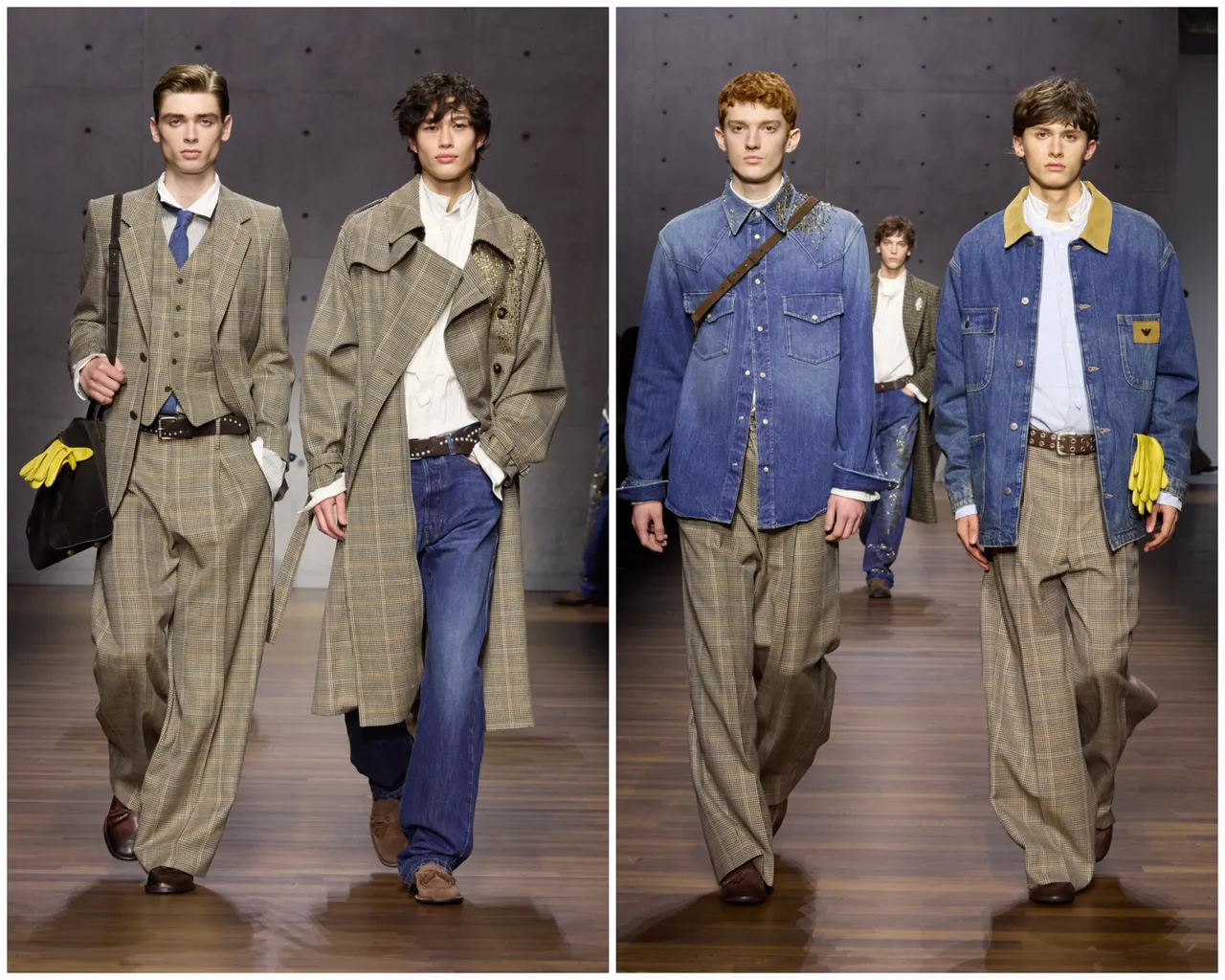 Emporio Armani 2026秋冬系列。品牌提供