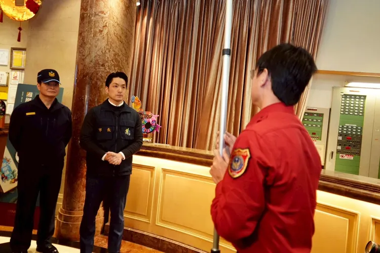 蔣萬安肯定警察局、消防局在捷運縱火案時及時應變。翻攝畫面