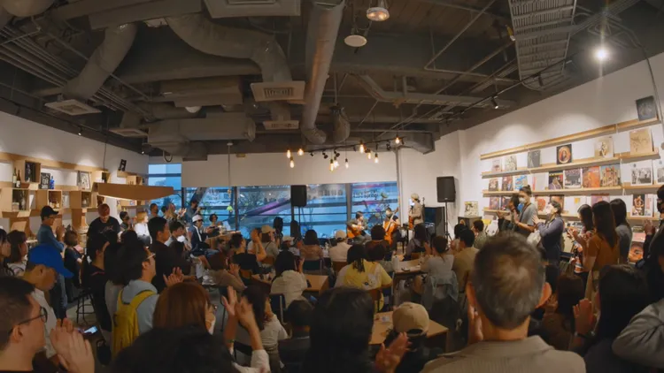 高流音樂商店舉辦現場音樂表演。高流提供