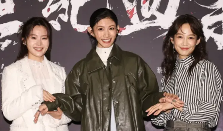 楊小黎（左起）、李千娜及簡嫚書都有演出《世紀血案》。資料照片