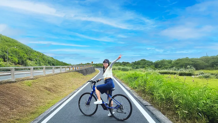 東北角舊草嶺自行車環狀線騎行旅遊。業者提供