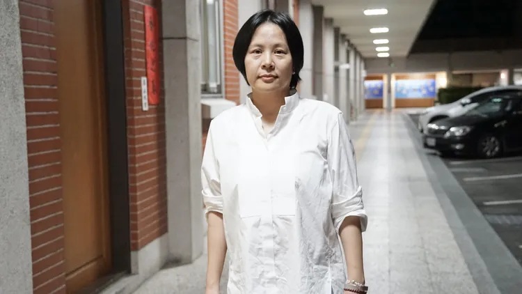 民眾黨立委李貞秀3日就職，成為台灣首位中配立委。邱筠媜攝