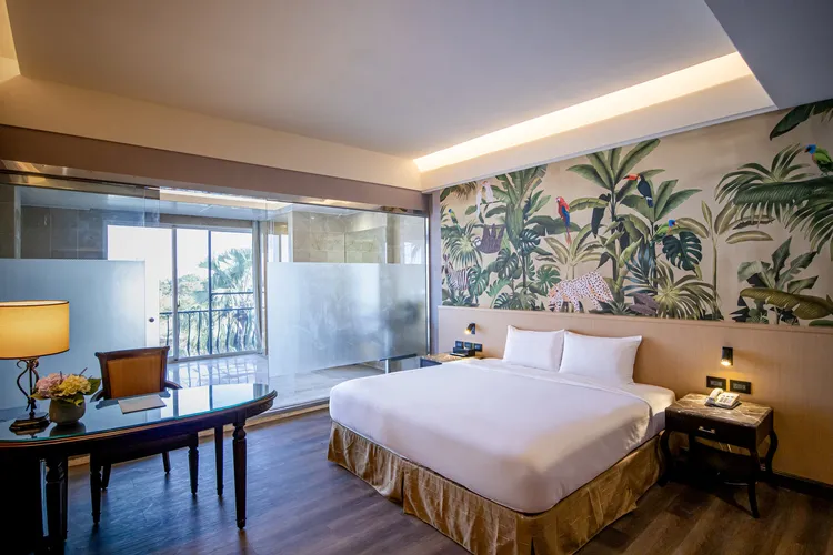 福爾摩沙花園酒店營造海島度假氛圍，適合在假期中慢慢享受。業者提供