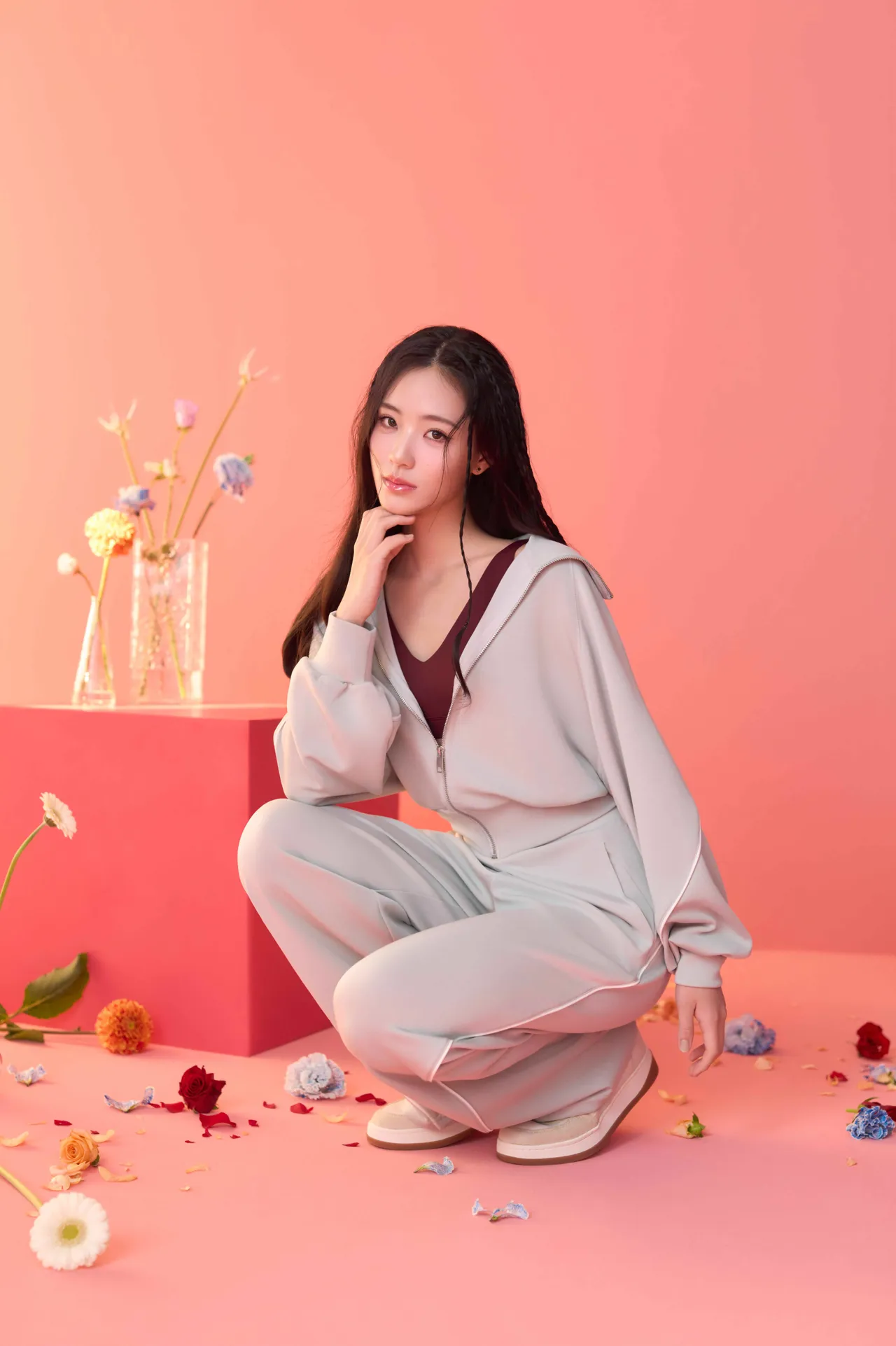 Lily提到情人節不一定要盛裝才能有儀式感，居家風格同樣很愜意。品牌提供