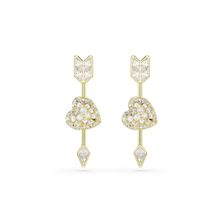 SWAROVSKI Idyllia水滴形耳環，4200元。品牌提供