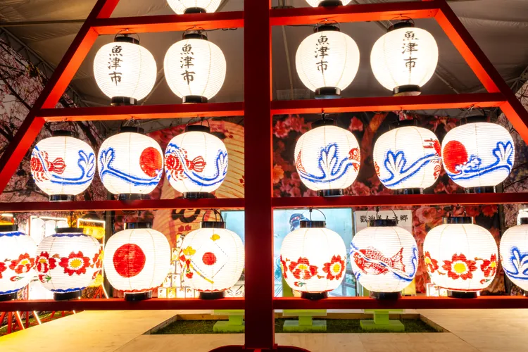 馬の灯町燈區。民政局提供