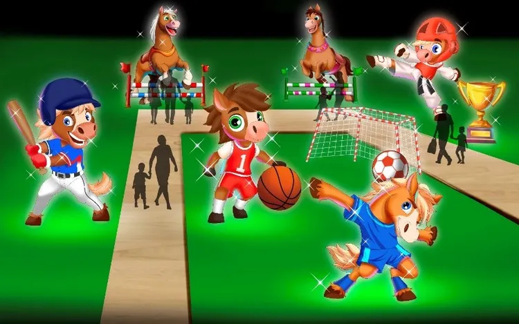 小馬學園燈區。民政局提供