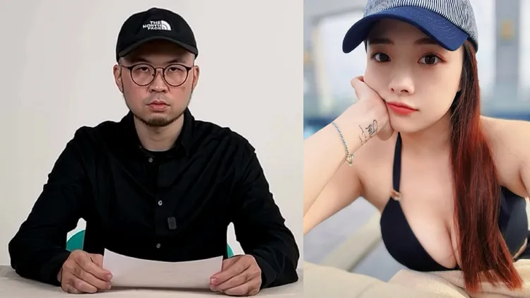 饒舌歌手韓森（左）與DJ三三在2021年結婚，他昨指控女方外遇，已進入司法程序。翻攝韓森IG、陳思安IG