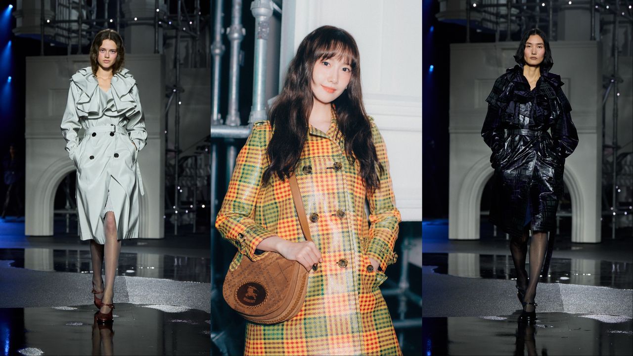 倫敦時裝周|Burberry打造晝夜通用衣櫥 潤娥套彩色風衣好少女