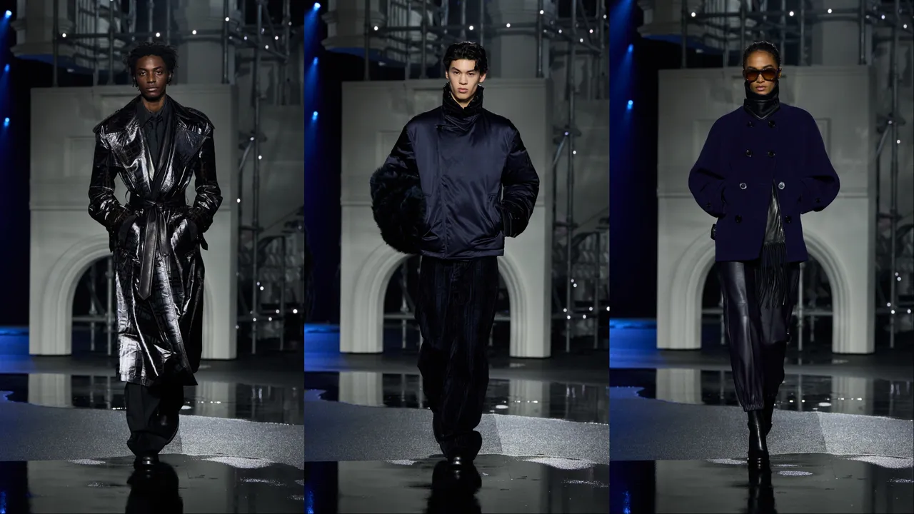 Burberry 2026冬季系列。品牌提供