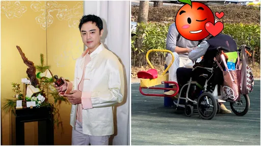 偶像劇男神回家了！明道初三公園陪母畫面曝光　網友淚讚：這才是真孝順