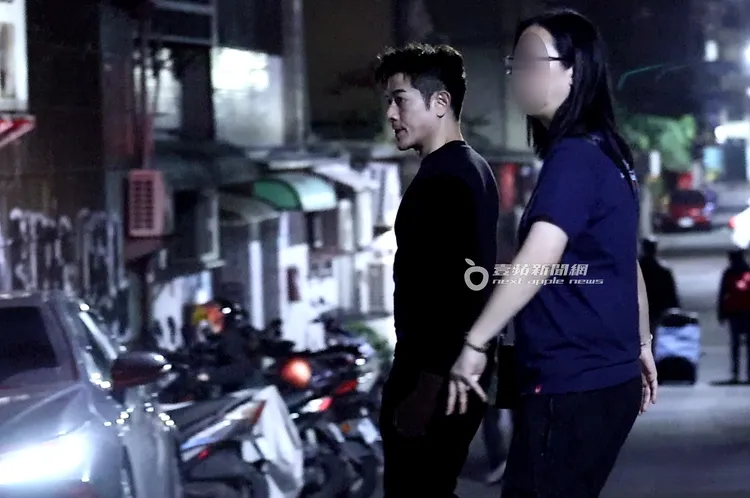 郭富城用餐結束準備上車。特勤中心攝