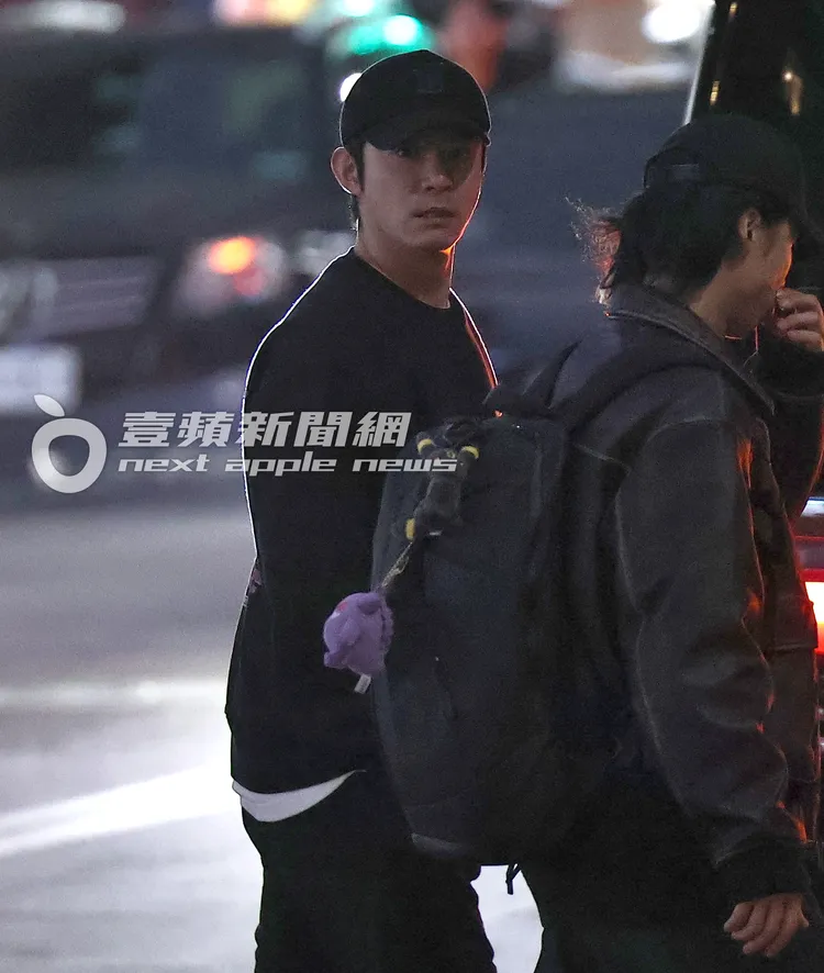 王柏傑特地前來探班。特勤中心攝
