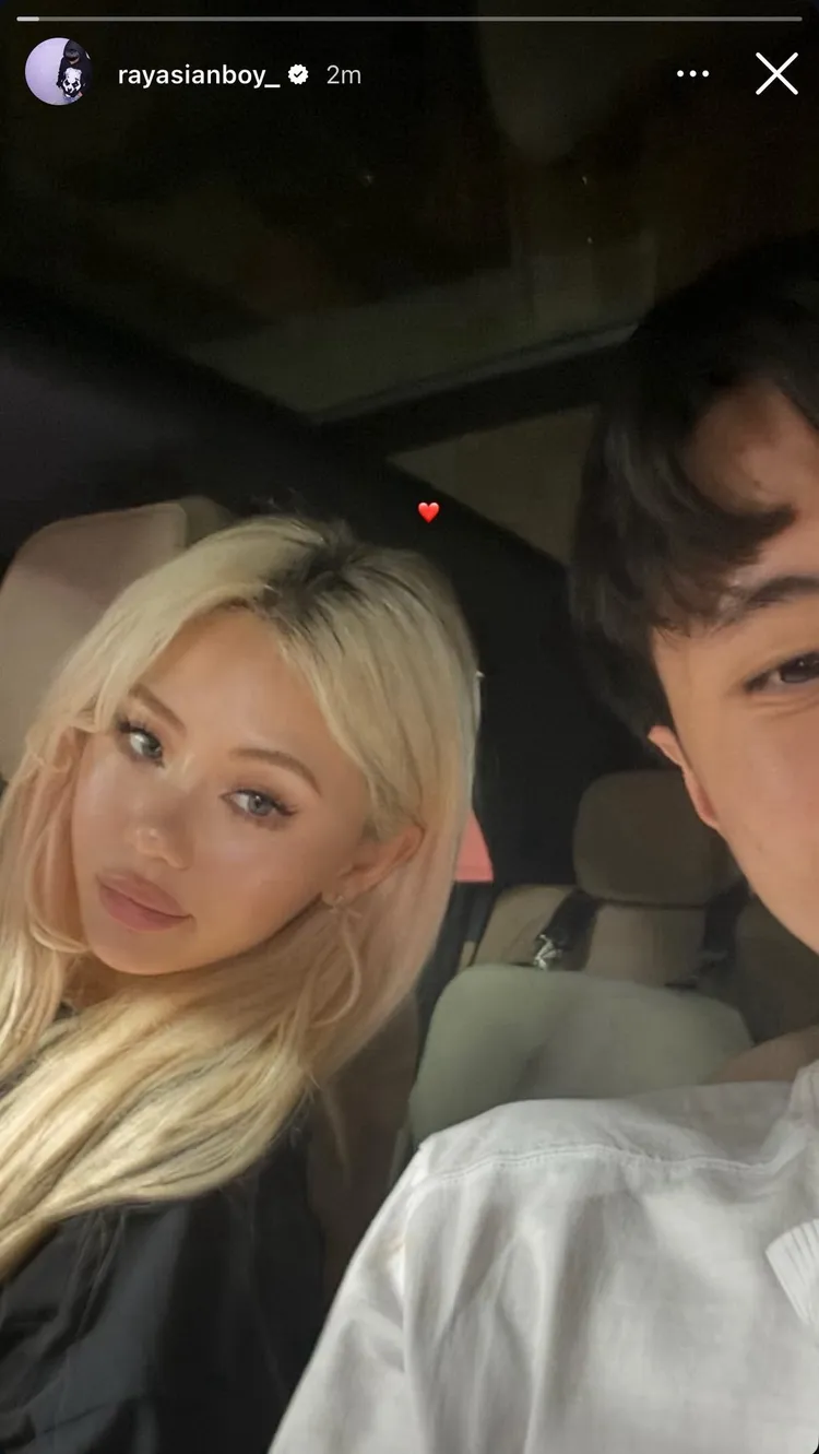 Ray與Angi自2024年中開始在社群與生活中頻繁交集，兩人多次同框引發話題。翻攝Ray Instagram