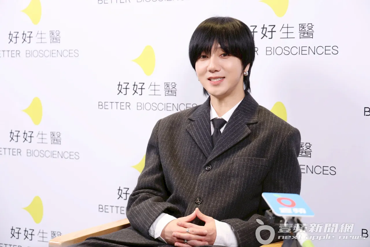 藝聲終於接下個人代言，首個廣告就是台灣產品。莊宗達攝