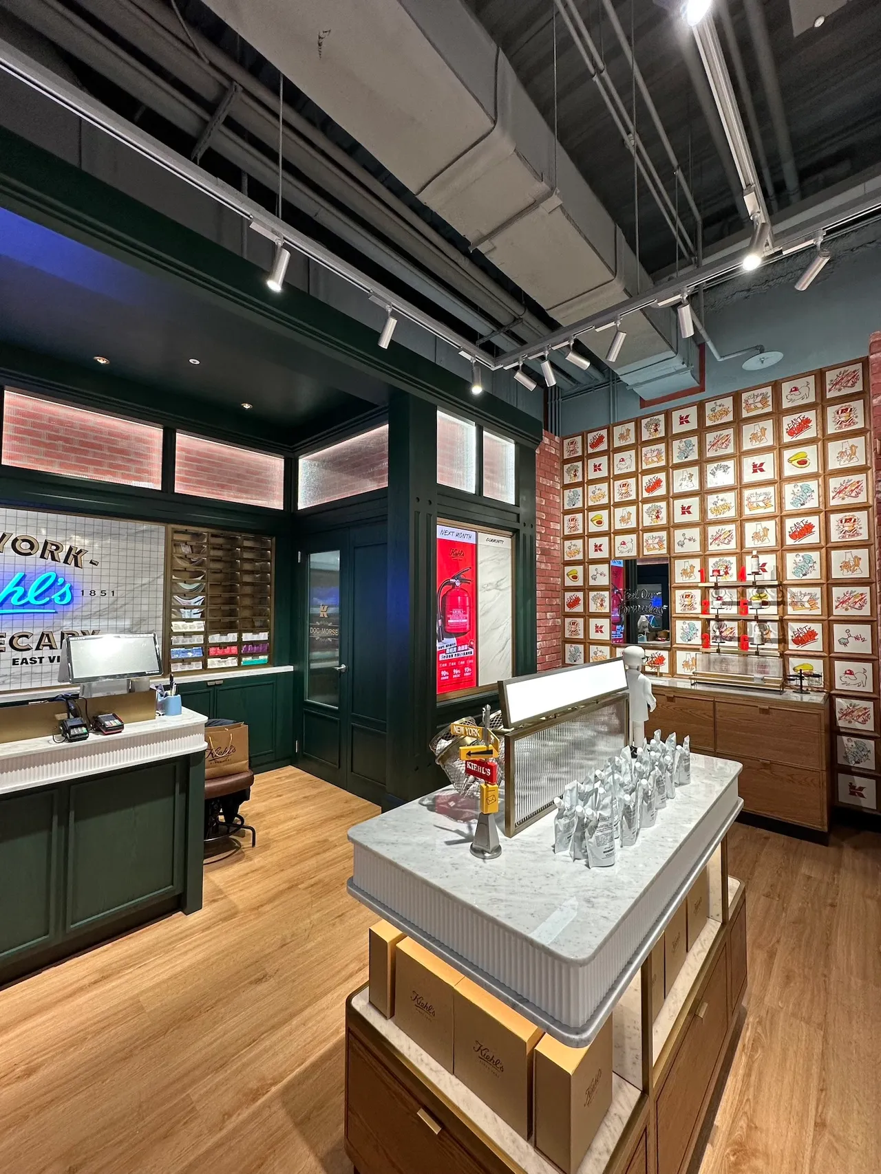 Kiehl's於南港LaLaport打造「全台最大」旗艦店。品牌提供