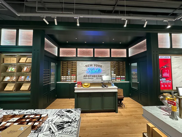Kiehl's於南港LaLaport打造「全台最大」旗艦店。品牌提供