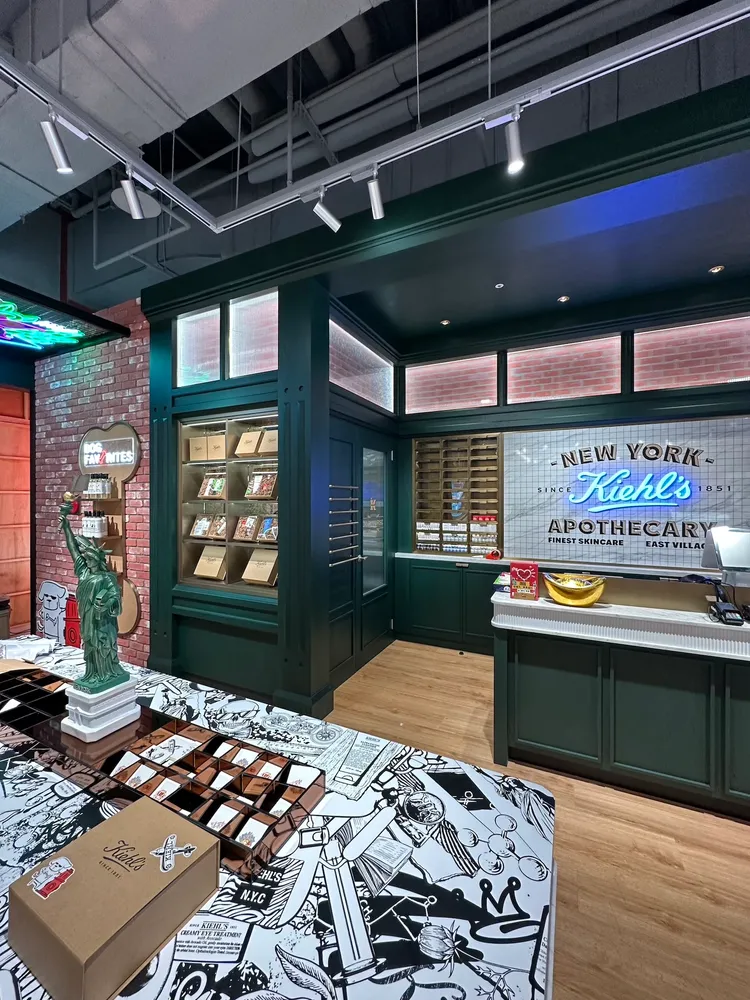 Kiehl's於南港LaLaport打造「全台最大」旗艦店。品牌提供