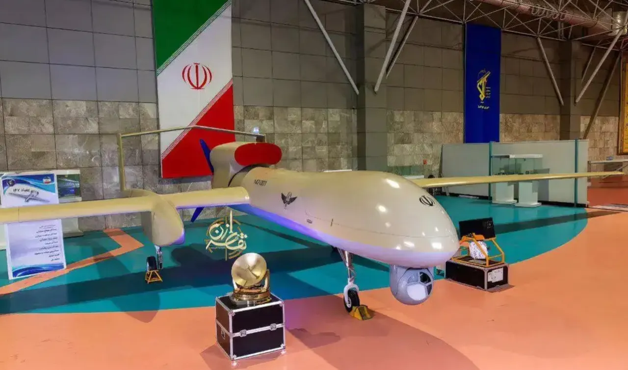 被擊落的伊朗無人機「夏德-139」（Shahed-139）同款機型。翻攝X@IranDefense
