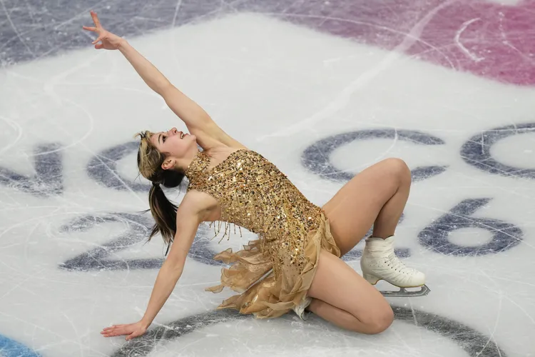 劉美賢獲得米蘭冬奧花式滑冰女子單人金牌。美聯社