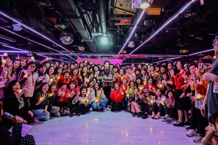 陳孟賢與200位粉絲共同歡度生日。全球巨星有限公司提供