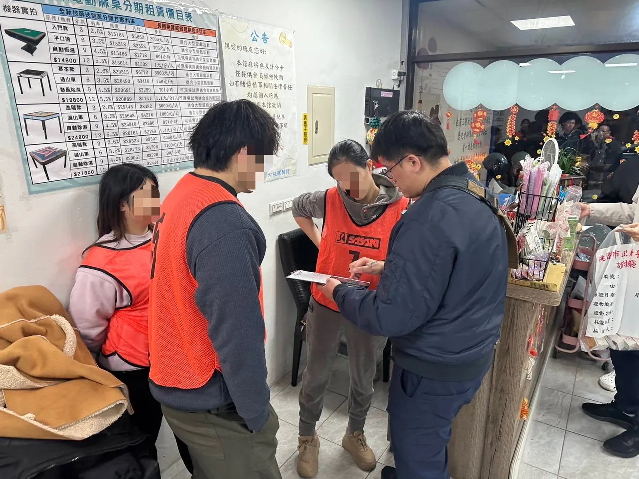 現場工作人員。楊梅警分局提供