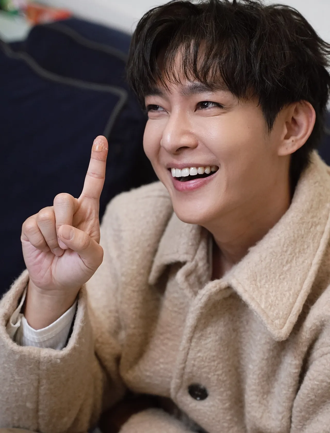 炎亞綸不小心被「烏栗」弄受傷。彭欣偉攝