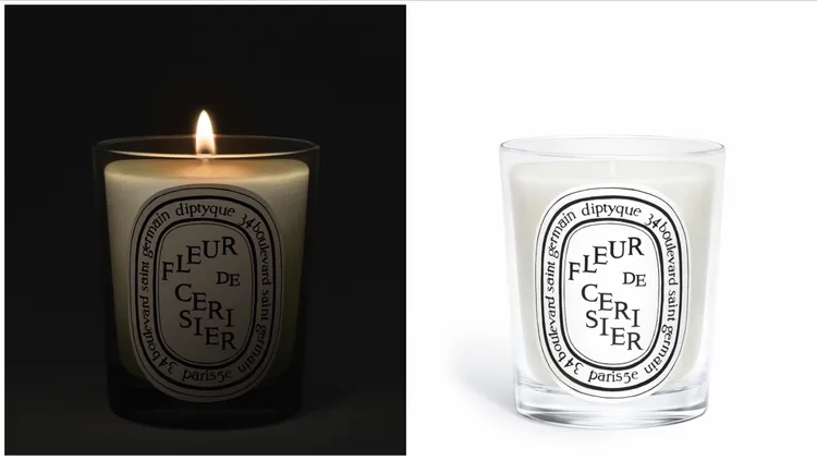 Diptyque限量櫻花香氛蠟燭190g／2300元。品牌提供