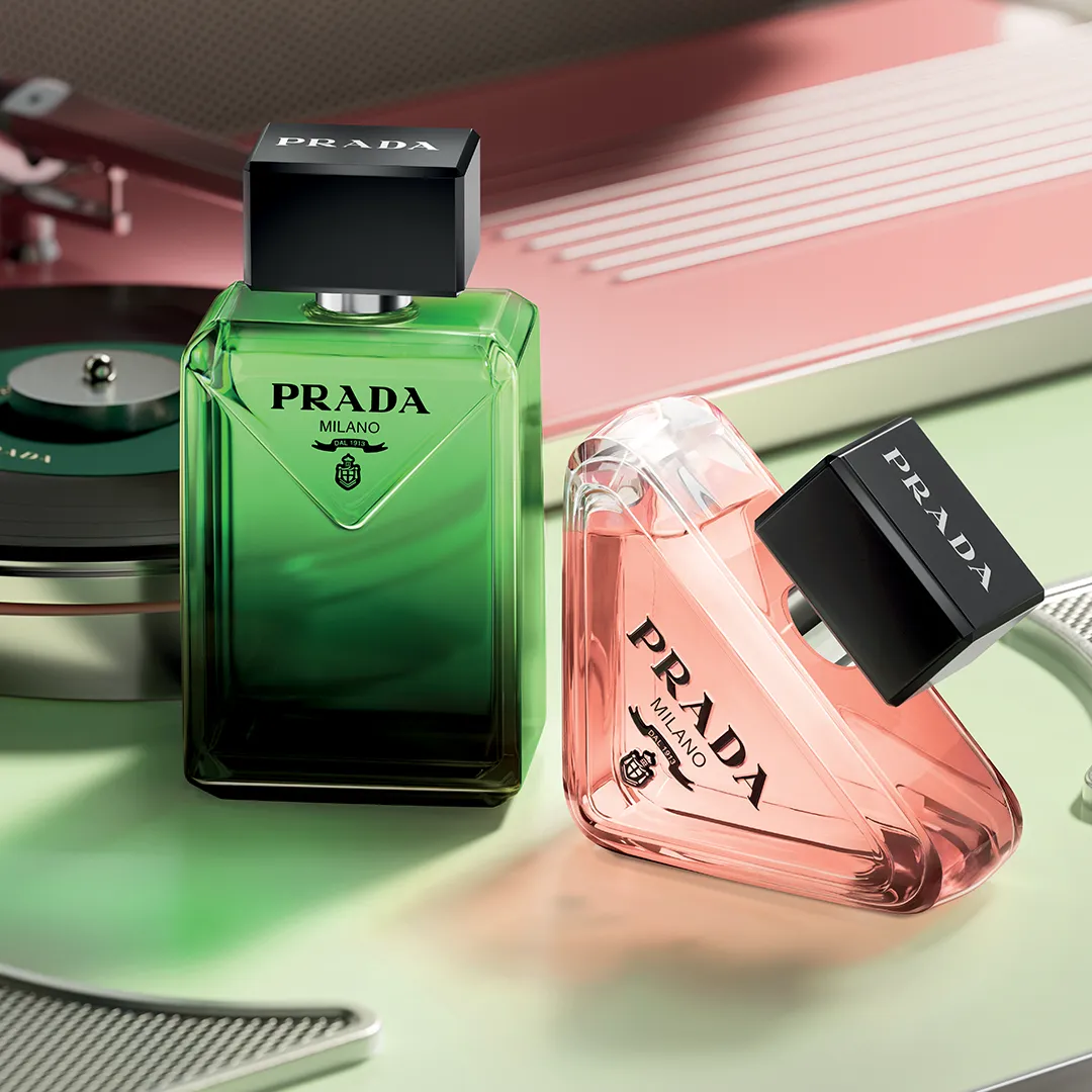 PRADA Paradigme重構本我男士淡香精 & PRADA Paradoxe唯我莫測淡香精幻花香境。品牌提供