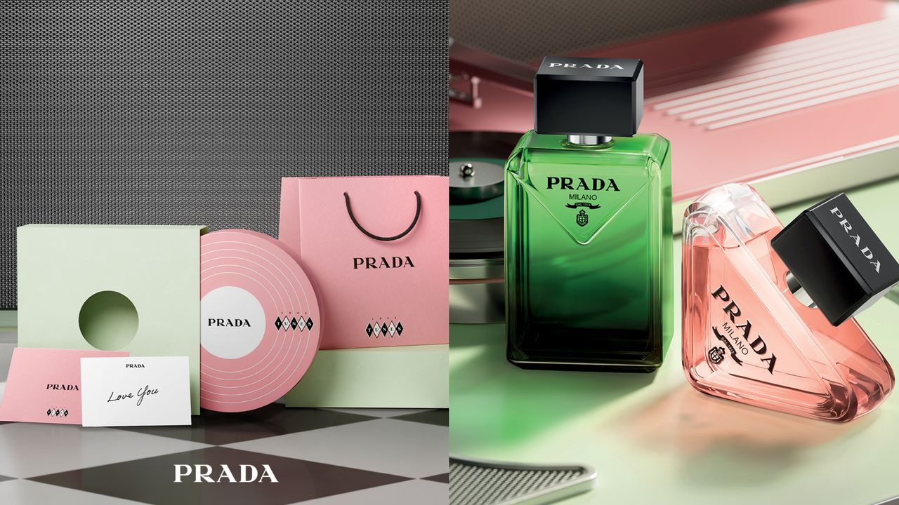 黑膠旋轉的浪漫節拍 PRADA Beauty譜寫情人節新篇章