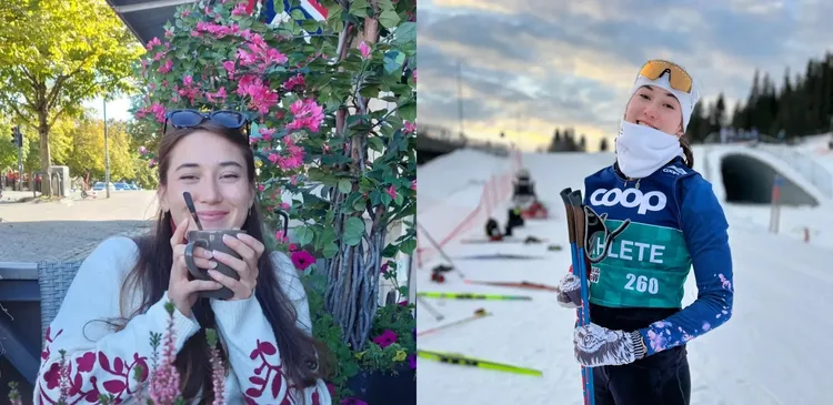 余睿是台美混血滑雪女將。 翻攝veliceraptor_ IG
