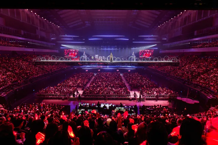 江蕙演唱會台下坐無虛席。寬宏藝術提供