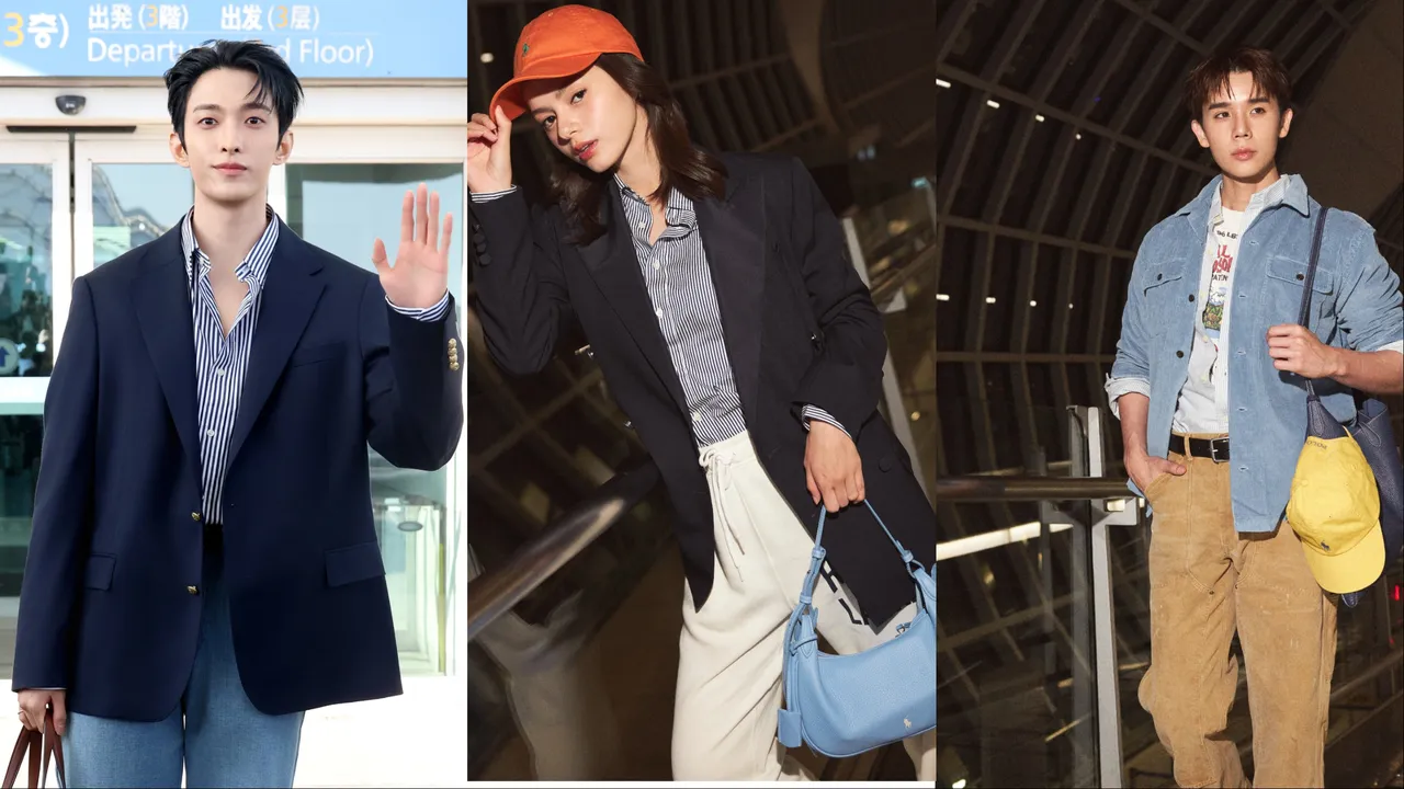 SEVENTEEN李碩珉、泰國Becky、泰星Jimmy紛紛飛往穿著Ralph Lauren準備看澳網。品牌提供