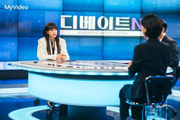 李奈映劇中飾演明星律師，專門上節目為受害者發聲。MyVideo提供