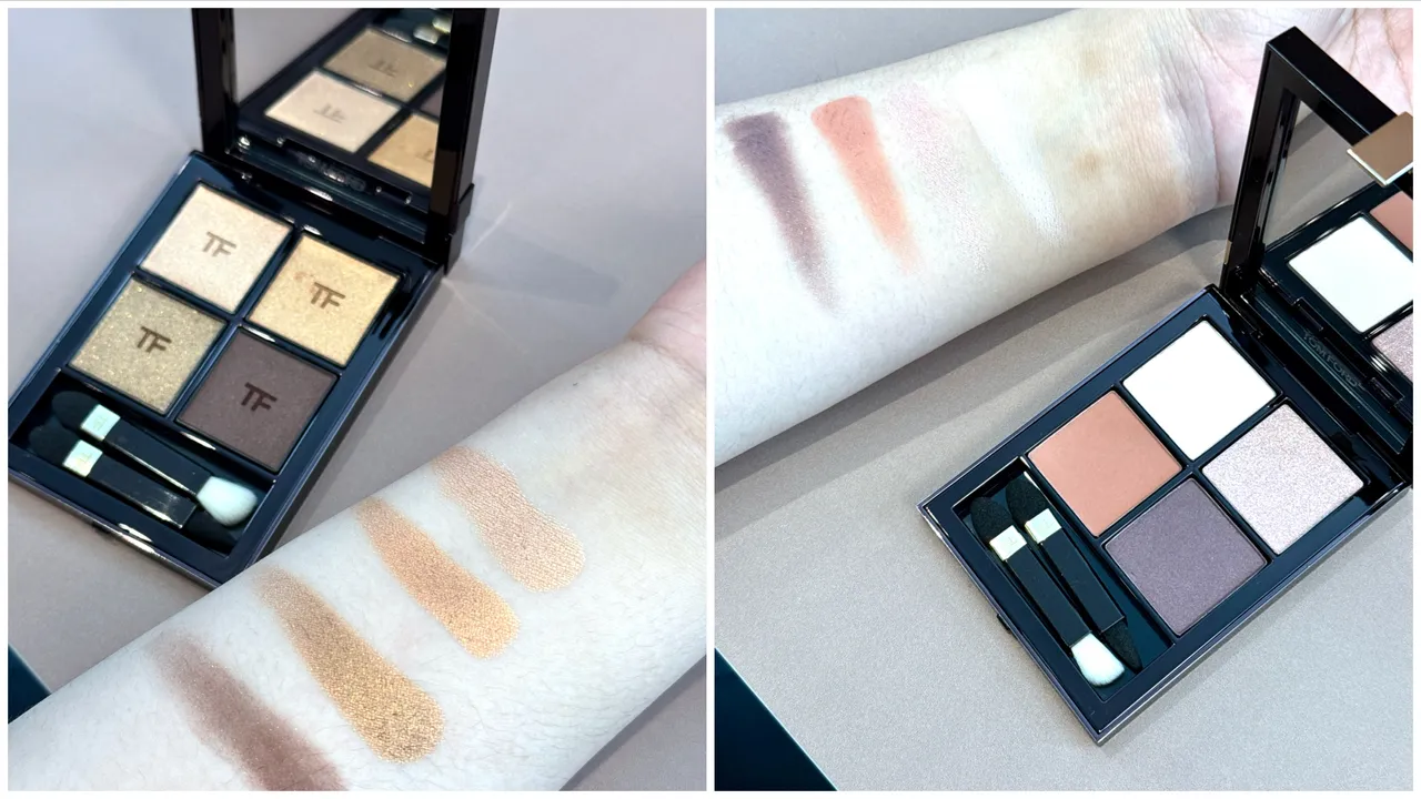 TOM FORD高級訂製四格眼影盤。張家玲攝