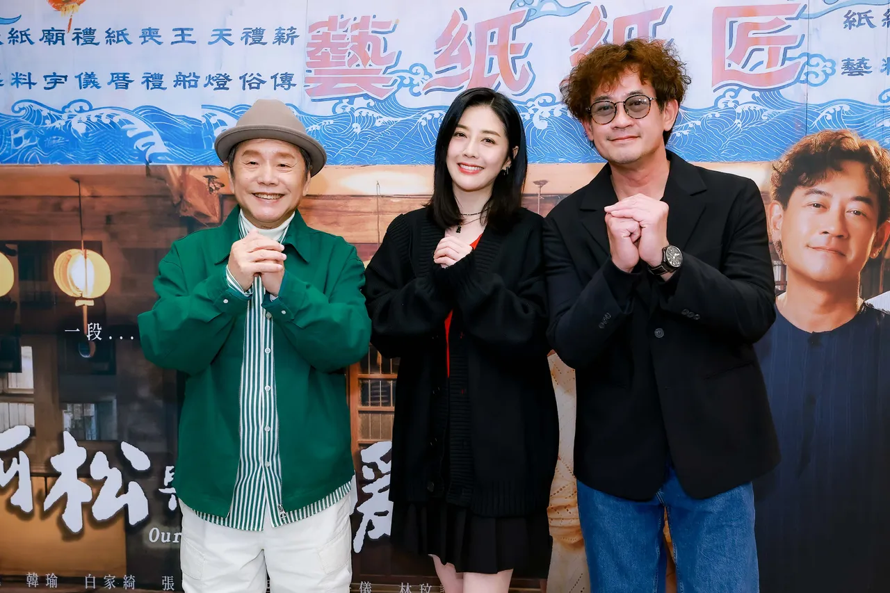 黃西田（左起）、韓瑜、柯叔元。民視提供