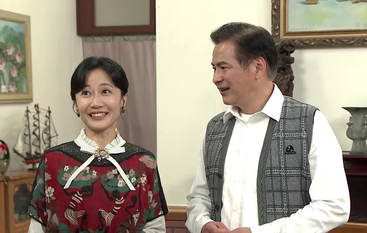 陳婉婷(左)透露馬國賢私下毫無架子。台視提供