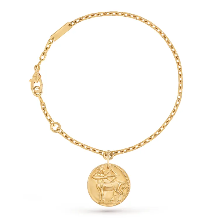 梵克雅寶Zodiaque Sagittarii（射手座）手鍊。品牌提供