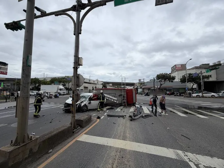 事故路口。翻攝畫面