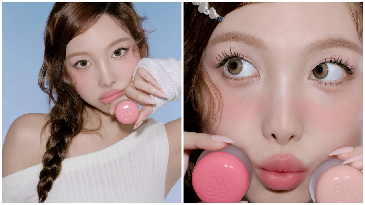 fwee唇頰兩用布丁膏全新色號#BUNNY以代言人TWICE娜璉為靈感打造。品牌提供